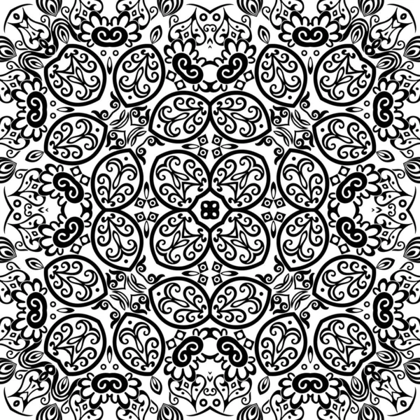 Vektör etnik el süslemeli arkaplan.