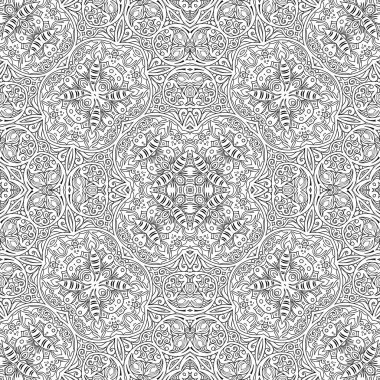 Etnik çizgiyi temsil eden el çizimi arka plan