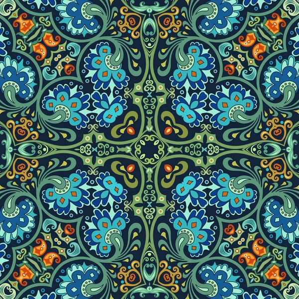 Vector de la naturaleza étnica ornamental fondo — Vector de stock