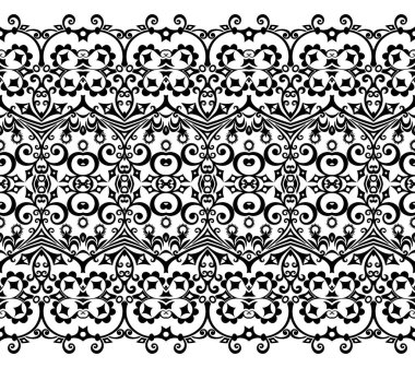 Vektör etnik doğa süs arka planı