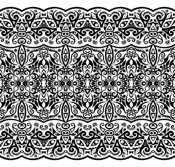 Vector de la naturaleza étnica ornamental fondo — Vector de stock