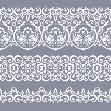 Soyut etnik doğa, kusursuz çizgili sanat çizgileri