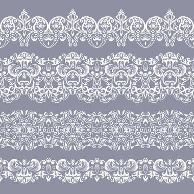 Soyut etnik doğa, kusursuz çizgili sanat çizgileri