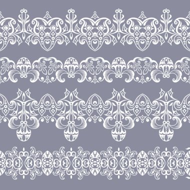 Soyut etnik doğa, kusursuz çizgili sanat çizgileri