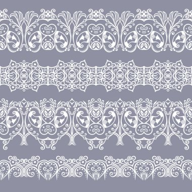 Soyut etnik doğa, kusursuz çizgili sanat çizgileri