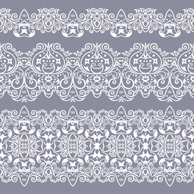 Soyut etnik doğa, kusursuz çizgili sanat çizgileri