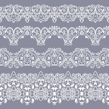 Soyut etnik doğa, kusursuz çizgili sanat çizgileri