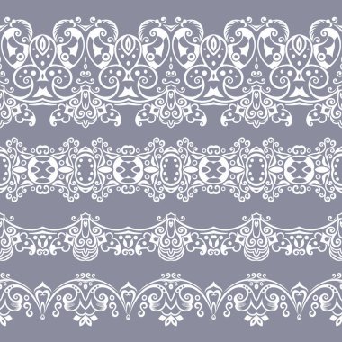 Soyut etnik doğa, kusursuz çizgili sanat çizgileri