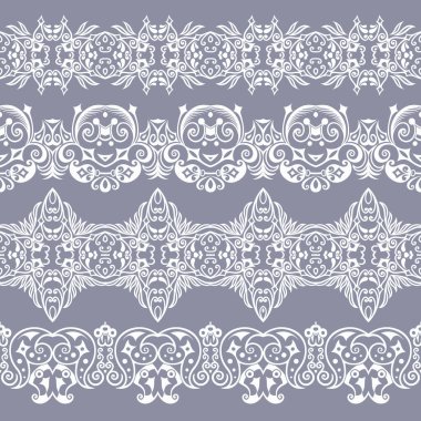 Soyut etnik doğa, kusursuz çizgili sanat çizgileri