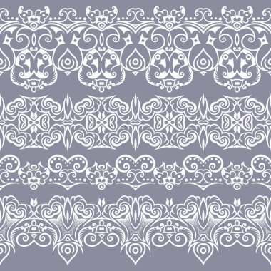 Soyut etnik doğa, kusursuz çizgili sanat çizgileri