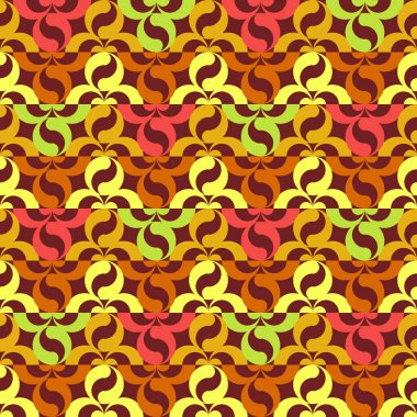 Vektör ritmik geometrik ögeler arkaplan