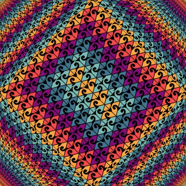 Vektör soyut ritmik geometrik arkaplan