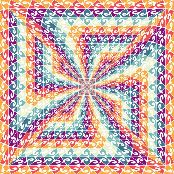 矢量抽象节奏几何背景 — 图库矢量图片