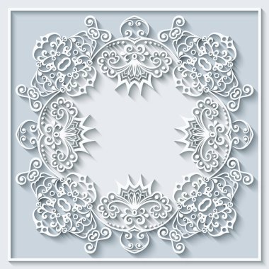 Çiçekli el çizimi vektör kenarı. Çerçeve tasarımı.