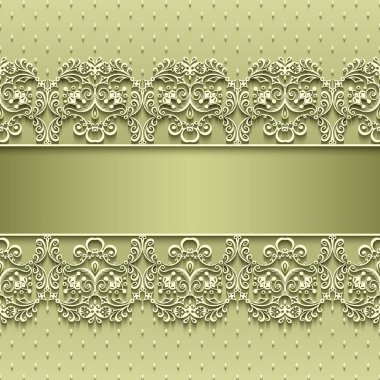 Soyut vektör süslemeli doğa vintage çerçeve.