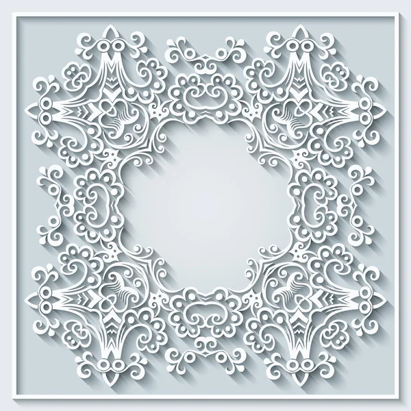 Çiçekli el çizimi vektör kenarı. Çerçeve tasarımı.