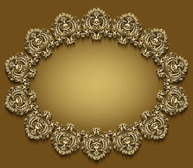 Soyut vektör süslemesel doğa renk vintage çerçeve.