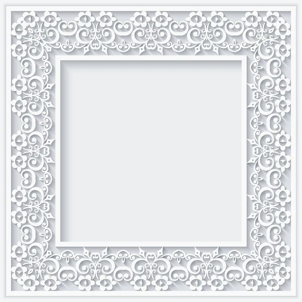 Vector abstracto decorativo floral étnico ornamental ilustración . — Archivo Imágenes Vectoriales