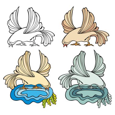 El çizimi vektör kümesi