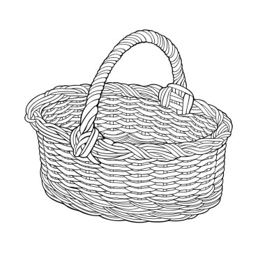 Çizgi film vektörü soyut nesneyi izole etti.