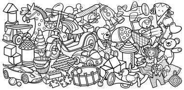 Çizgi film çizimleri, el çizimleri, oyuncak çizimleri..