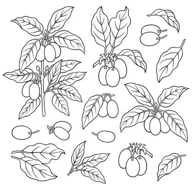 El yapımı kizil. Nesneler kümesi.