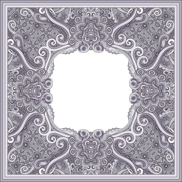 Vector abstracte decoratieve vintage etnische frame — Stockvector