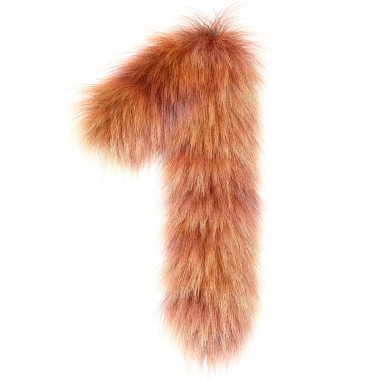 3d Fox yaratıcı çizgi film Komik kürk numarası 1