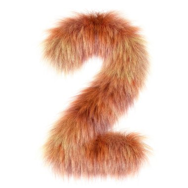 3d Fox yaratıcı çizgi film komik kürk numarası 2