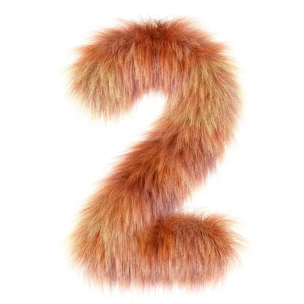 3d Fox yaratıcı çizgi film komik kürk numarası 2