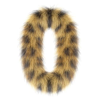 3d Leopar yaratıcı kürk numarası 0