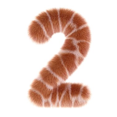 3D zürafa çizgi filmi komik yaratıcı kürk numarası 2