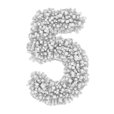 3D Bricks yaratıcı karikatür 5 numara şirin