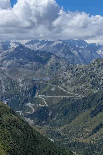 Splendida Vista Maestosa Sulle Alpi Svizzere Bellezza Della Natura Fresca — Foto Stock