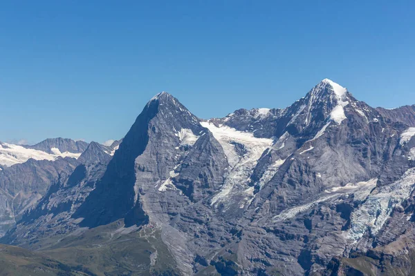 Majestuosa Hermosa Vista Las Montañas Los Alpes Suizos Belleza Naturaleza — Foto de Stock