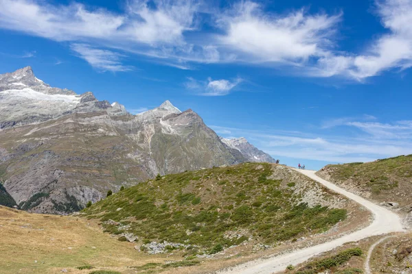 Majestuosa Hermosa Vista Las Montañas Los Alpes Suizos Belleza Naturaleza — Foto de Stock