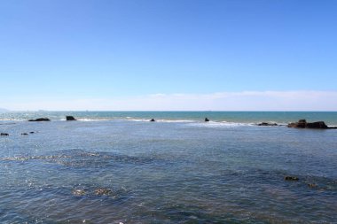 Akdeniz manzarası Acre Old City, İsrail