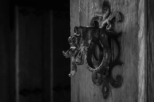 Door Knocker Knock Knocking Door — Stock Photo, Image