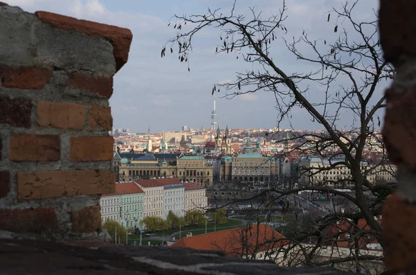 Stadtlandschaft Von Prag Mit Seinen Historischen Gebäuden Prag Tschechische Republik — Stockfoto