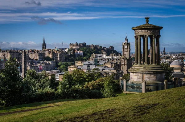 Edinburgh City View Calton Hill Scotland — Stock Photo, Image