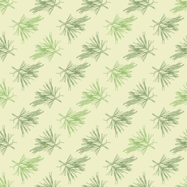 Tatil köknar ağacı dalları ile seamless modeli. Bir kartvizit, afiş, poster, defter, davet için şablon