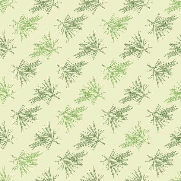 Tatil köknar ağacı dalları ile seamless modeli. Bir kartvizit, afiş, poster, defter, davet için şablon