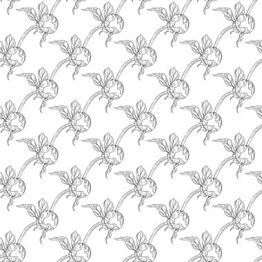 Seamless modeli. Çiçek, dal çiçek mürekkep kroki ile bitki. Şablon için bir kartvizit, afiş, poster, defter, davet, renkli kitap