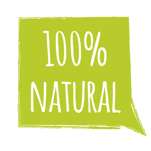 环保100% 天然标签, 圆形退货标志, 天然产品包装贴纸 — 图库矢量图片