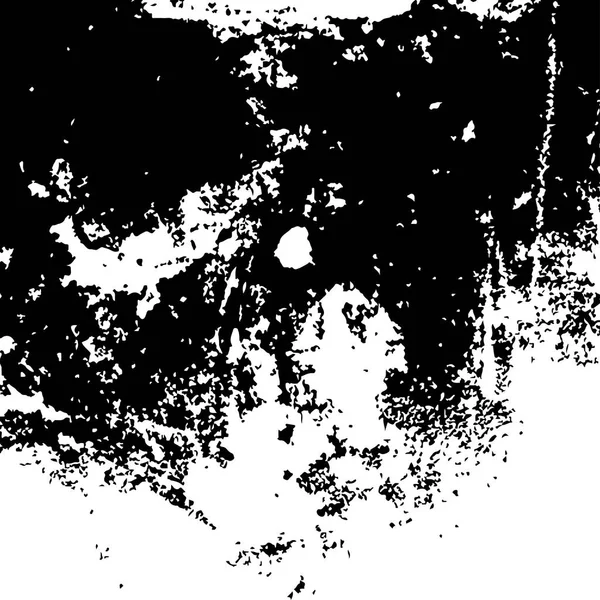 Grunge texture nere su sfondo bianco — Vettoriale Stock