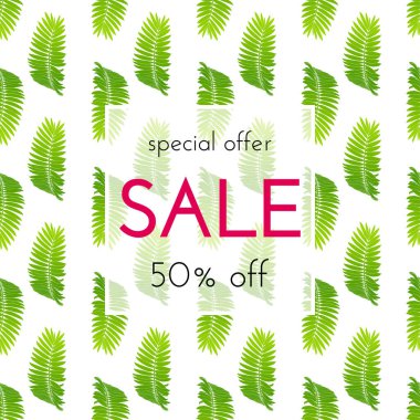 Çiçek kartı satışı. El falı mürekkebi skeci. Pankart, alışveriş, indirim ve davetiye için moda baskısı. Sosyal medya şablon tasarımınız için vektör illüstrasyonu