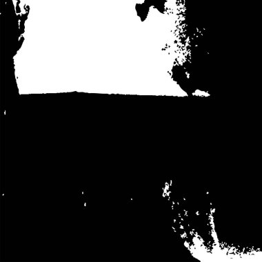 Beyaz arka planda grunge siyah dokular. Bir afiş, poster, not defteri, davetiye, retro ve şehir tasarımları için şablon, modern el çizimi mürekkep grunge dokuları. Vektör illüstrasyonu