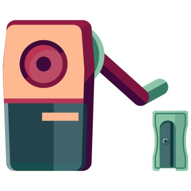 Beyaz izole arkaplana yapıştırılmış klasik bileyici etiketi. Davetiye ya da hediye kartı, defter, banyo fayansı, hatıra defteri. Telefon kılıfı ya da kumaş baskı sanatı. Düz stil stok vektör illüstrasyonu