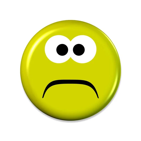 Emoji Bad Mood Illustration — Stock Photo, Image