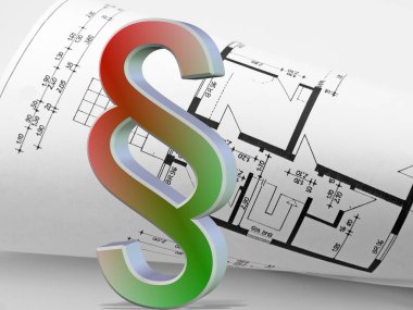 Aile evi için inşaat planı, teknik çizim ve paragraf